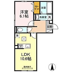 間取図画像 1LDK