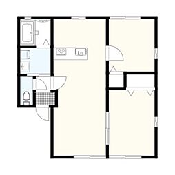 レトア鯨多A 2LDKの間取図画像