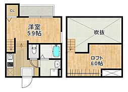 MODERN PALAZZO 諫早primo 1階1SKの間取り