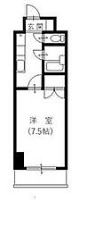 パラシオン高岡町 1Kの間取図画像
