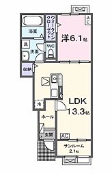 間取図画像 1LDK