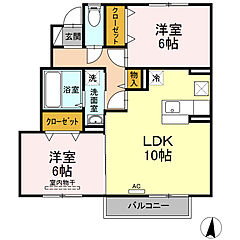 物件の間取り