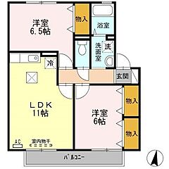 物件の間取り