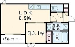 REGALEST　Cannan Goodland(カナン　グッドランド） 1階1LDKの間取り