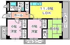 物件の間取り