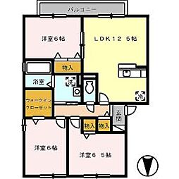 間取図画像 3LDK