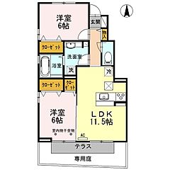 物件の間取り