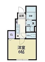 ＳＵＮ　ＶＩＬＬＡ（サン　ヴィラ） 1階1Kの間取り