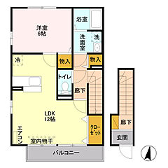 物件の間取り