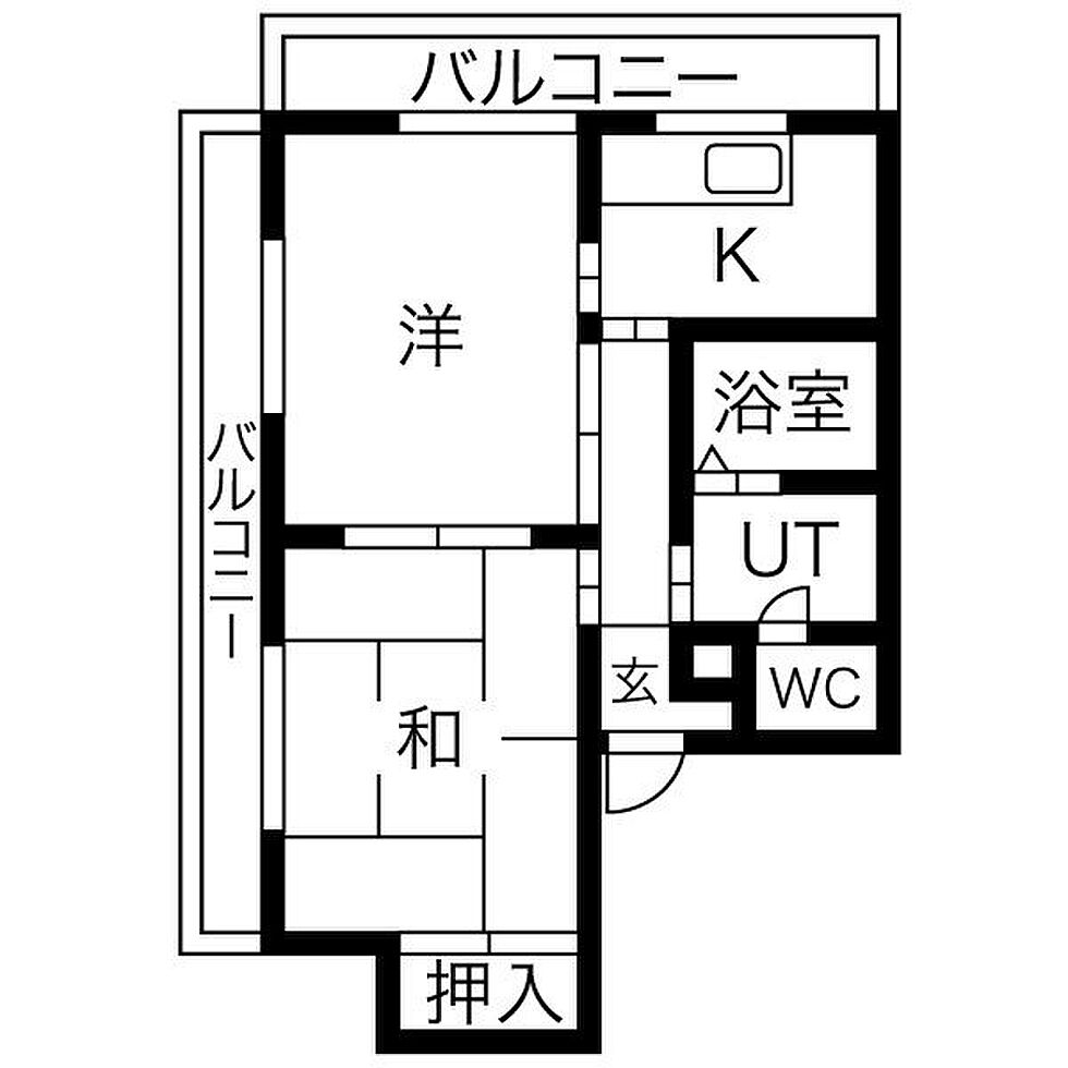 ホームズ でお部屋探し クラシティ御幸 6階 601 2k 賃料4 6万円 36 17 賃貸マンション住宅情報 物件番号 取扱い不動産会社 大東建託リーシング株式会社 宇都宮北店