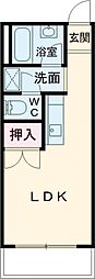 ハイツマツバラ ワンルームの間取図画像