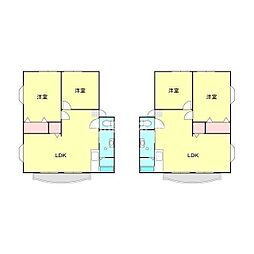 ファミーユムラタB 2LDKの間取図画像