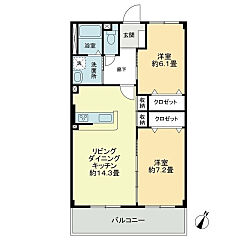 物件の間取り