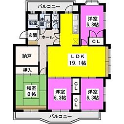 西鉄平尾駅 13.0万円