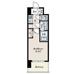 S-RESIDENCEJOTOSEVER 1Kの間取図画像