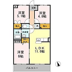 物件の間取り
