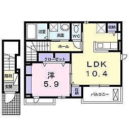 間取図画像 1LDK
