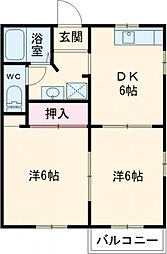 間取図画像 2DK