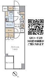 BrilliaistSENDAGAYA 1Kの間取図画像