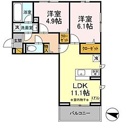 物件の間取り