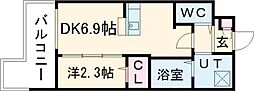 百舌鳥八幡駅 6.5万円