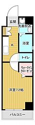 LegendPalace 1Kの間取図画像