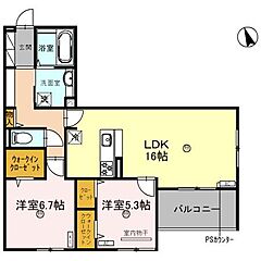 物件の間取り