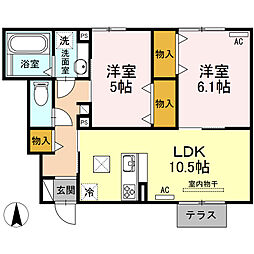 国府駅 7.5万円