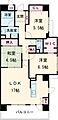 インペリアル鳳4階12.8万円
