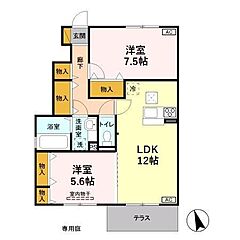 物件の間取り