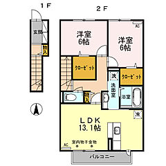 物件の間取り