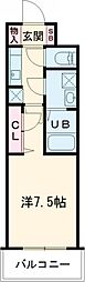 S-RESIDENCE堺市駅前 1Kの間取図画像