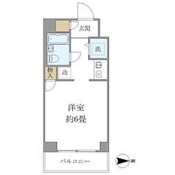 ウィンベル錦糸町NO3 ワンルームの間取図画像