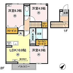 物件の間取り