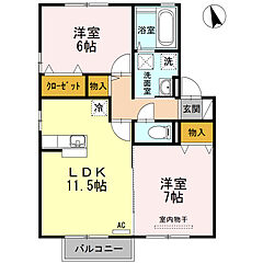 物件の間取り