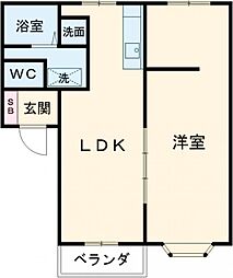 間取図画像 1SLDK
