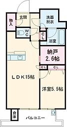 ビバシティ長崎オーシャンフロント 3階1SLDKの間取り
