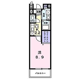 間取図画像 1K
