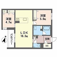 物件の間取り