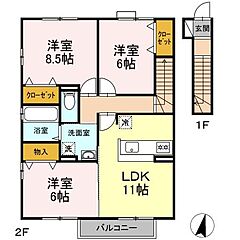 物件の間取り