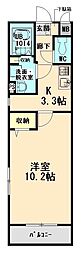 間取図画像 1K