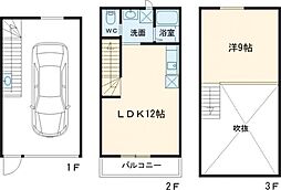 ダイワーズ感田ベースI 1階1LDKの間取り