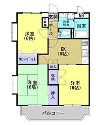 アグリR&O 3DKの間取図画像