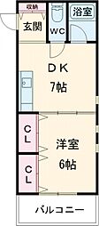 間取図画像 1DK
