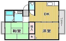 間取図画像 2DK