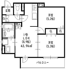 物件の間取り
