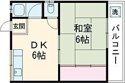 間取図画像 1DK