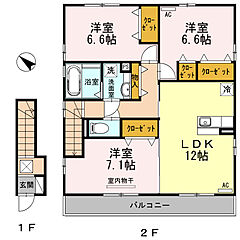 物件の間取り