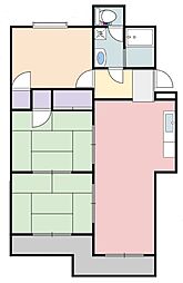 第二ゴトウハイツ 3LDKの間取図画像
