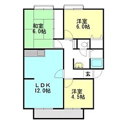 間取図画像 3LDK